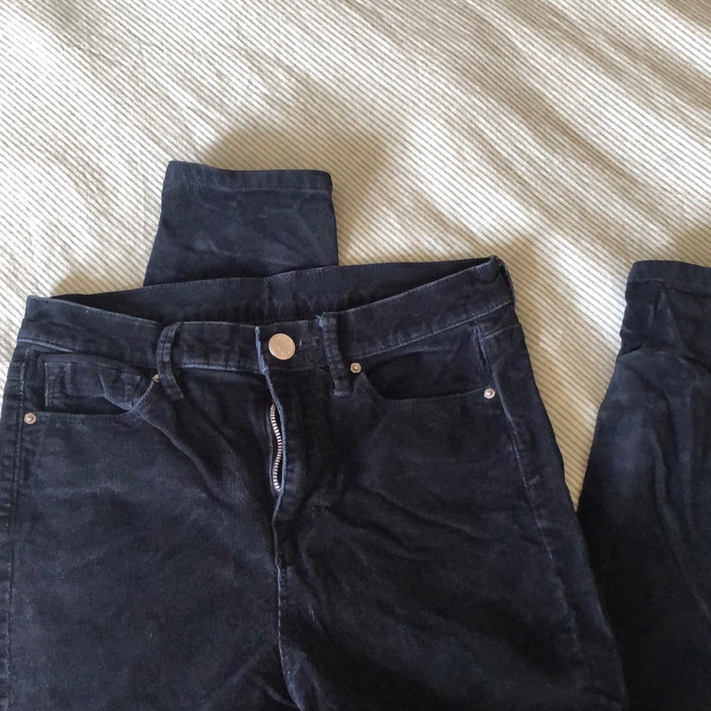 BDG Urban Outfitters Twig high-rise black corduroy pants